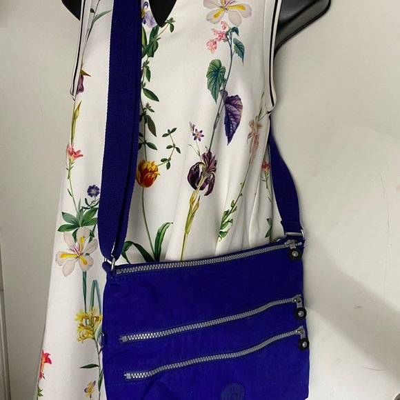 Kipling Blue Nylon Mini Crossbody Bag - Picture 5 of 8